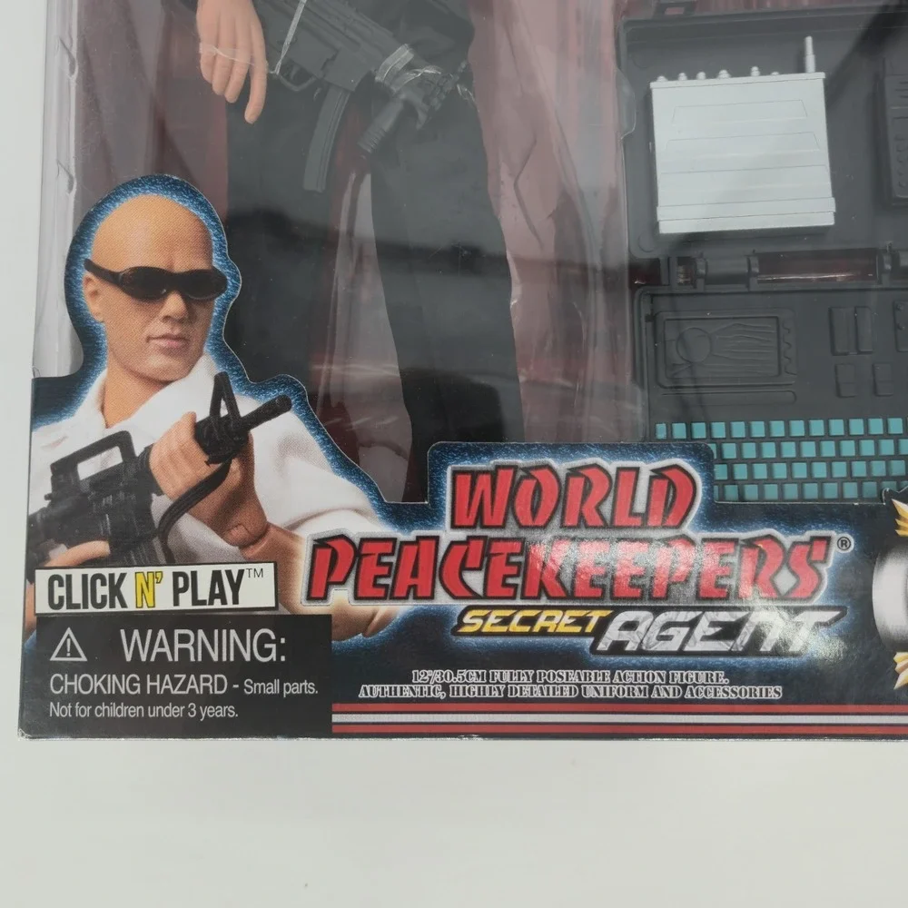 World Peacekeepers Secret Agent 1:6 12in Blonde Suit Figure Click N Play 30695